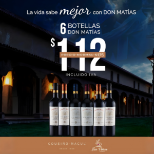 6 Botellas Cousiño Macul Don Matías