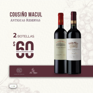 2 Botellas Cousiño Macul Antiguas Reservas